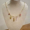 Bless This Classroom — Deluxe Teacher Girlie Charm Necklace