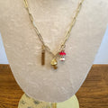 Bless This Classroom — Mini Teacher Girlie Charm Necklace